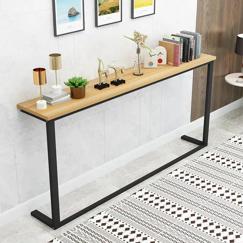 Modern Convertible Long Console Table for Living Room Entry Hotel Use Durable Eco-friendly Home Furniture