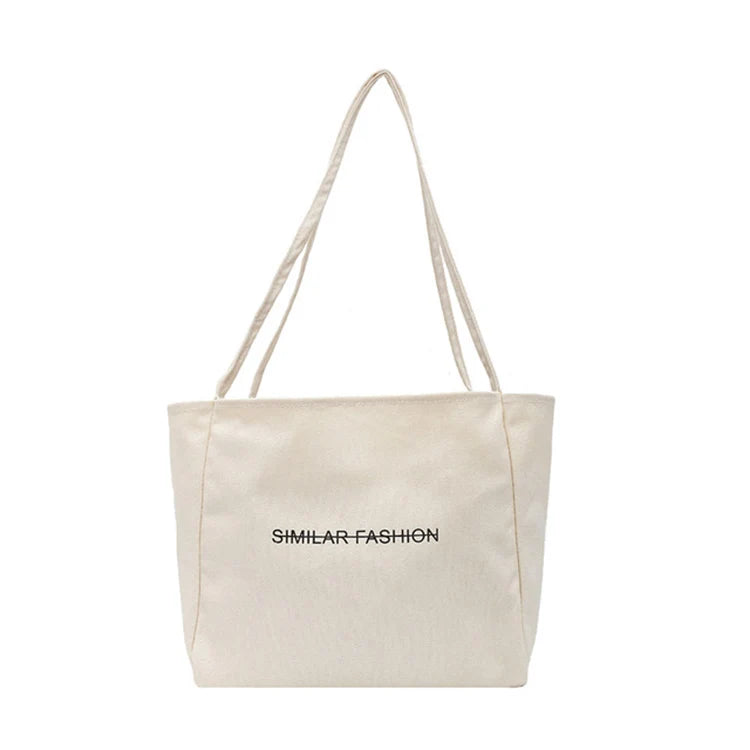 Large Capacity Durable More Colors Canvas Bag Durable Cheap Square Shopping Tote Bag OEM Logo Printed Cotton Bag Custom Logo MegaBDM