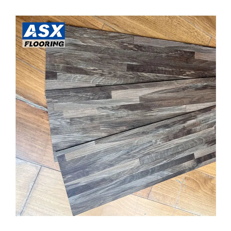 3.0mm 0.5mm Wear Layer PVC Herringbone Wooden Indoor Dry Back Vinyl Flooring Wood Look Waterproof Hotel Bathroom Flooring