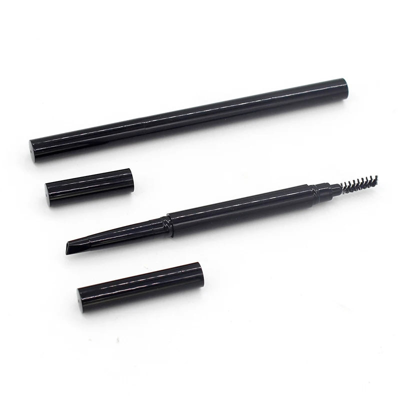 Factory direct sales double eyebrow pencil packaging cosmetic packaging eye pencil empty tube  customized container