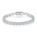 Usa Stock Hip Hop Jewelry 18K Bracelet 3Mm 4Mm 5Mm Moissanite Round Gold Plated Sterling Silver 925 Tennis Bracelet