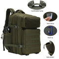LUPU 45 Litre Tactical Backpack Fast Delivery Water Resistant 3 Days Assault Bag Zipper Closure Fashion Polyester for Camping