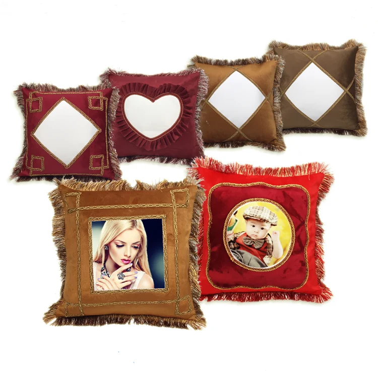 40*40cm Suede Pillow Case European Style Pillow with Tassel for Decoration