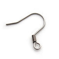 Size About 20*18mm China Earring Suppliers Make Earring Jewelry Accessories Silver Earing Hooks Stainless Steel Earring Fishhook