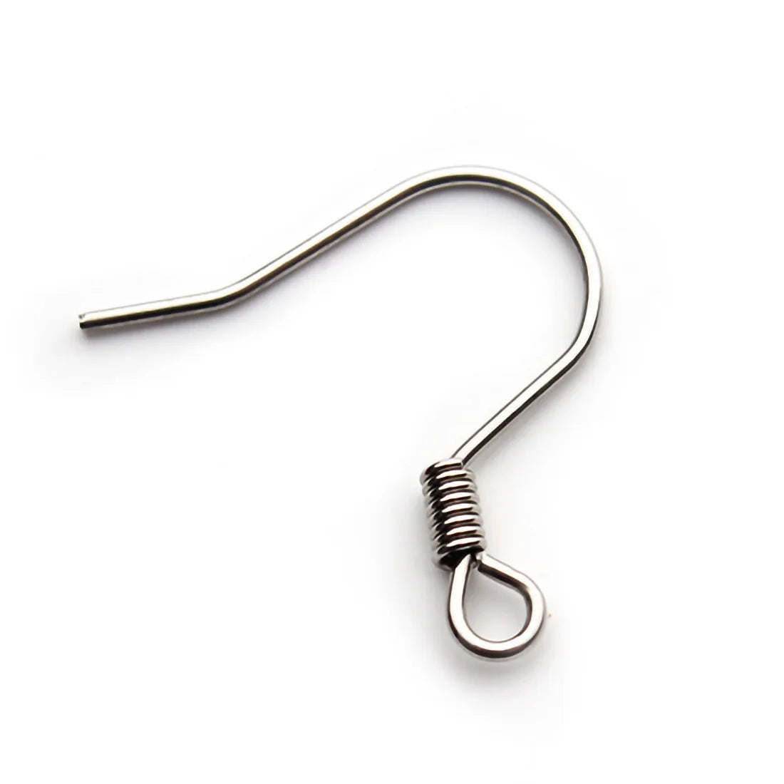 Size About 20*18mm China Earring Suppliers Make Earring Jewelry Accessories Silver Earing Hooks Stainless Steel Earring Fishhook
