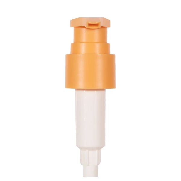 Sunripck Yellow 2024 Cosmetic  Lotion Dispenser Pump  24/410 Neck 2.3cc with 6.6mm Tube for Shampoo Bottle