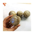 Wholesale Natural Crystals Healing Stones Sunstone Blue Moonstone Sphere Crystal Balls for Decoration