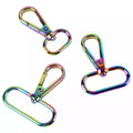 Multiple Size Rainbow Metal Snap Hook Clip Handbag Strap Connector
