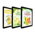 Indoor Rectangle LED Message Poster Frame Restaurant Menu Light Panels Advertising Display Publicity Board Acrylic High