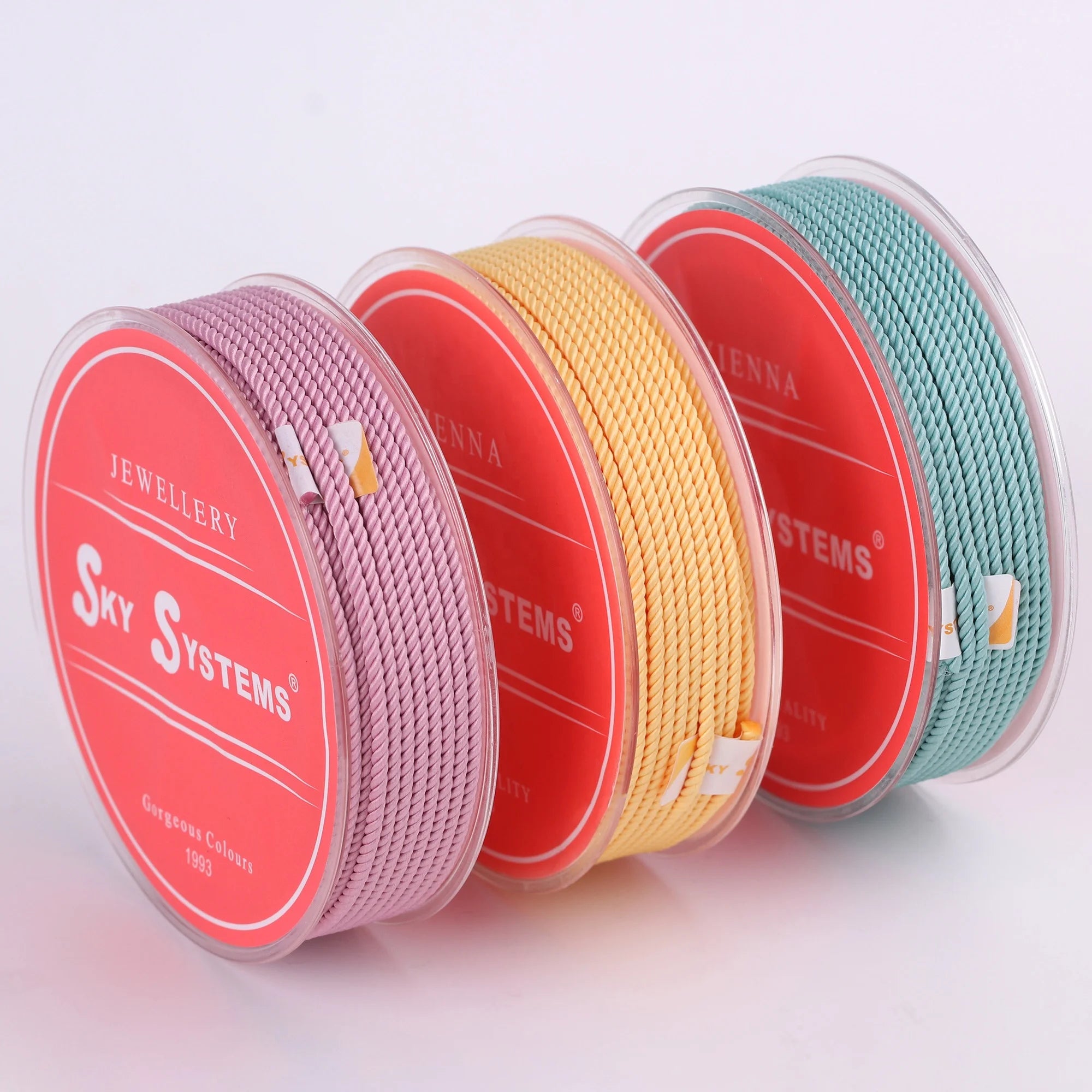 2.5mm Beaded Round Polyester Lanyard for Jewelry Bracelet and Necklace Beading Accessories Material