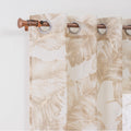 Fancy Leaves Design Tulle Sheer Curtains Flame Retardant Modern for Living Room Bedroom Home Use