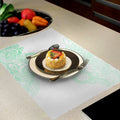 OEM ODM Custom Printing in Stock Paper Meal Sublimation Table square Paper Placemats