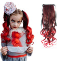 Colorful Tie up Drawstring Ponytail Synthetic Hair Hairpiece Ombre Kinky Curly Drawstring Clip in Ponytail Extension