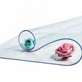 Easy to Roll Soft Cushion Table Mat PVC Transparent Table Mat Chair Mats
