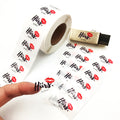 Gold Blocking Gilding Castor Oil Private Label Body Care Skin Care Essential Oil Custom Waterproof  Label Vinyl  Stickers