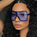 2021 Newest Fashion Oversize Metal Hinge square Sunglasses Women Men Eyewear Shade Vintage Sun Glasses Wholesale Custom Goggles