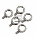 304 Stainless Steel JIS 1168 Lifting Ring Eye Bolt M5 M6 M8 M10 M12 Heavy Duty Thread Eye Bolt
