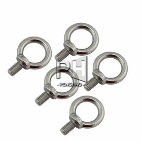 304 Stainless Steel JIS 1168 Lifting Ring Eye Bolt M5 M6 M8 M10 M12 Heavy Duty Thread Eye Bolt