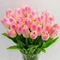 Ready to Ship Wholesale Artificial Flowers PU Leather Wedding Choice Decorative Handmade Flowers Tulips