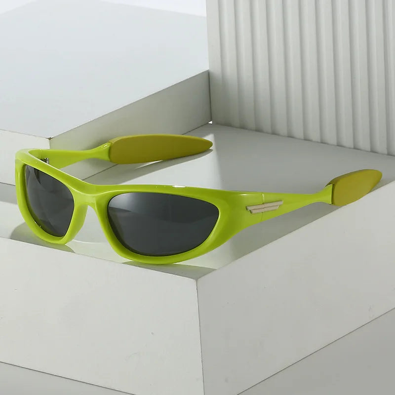 6012 New Arrival Men Polarized Sport Eyewear Ladies Green Sun Glasses Fashion Sunglasses Glasses Luxury
