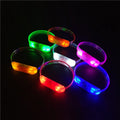 Sound Control LED Flashing Bracelet Music Sound Activated Glow Bracelet With Flashing LED Wristband Bangle for Christmas Party
