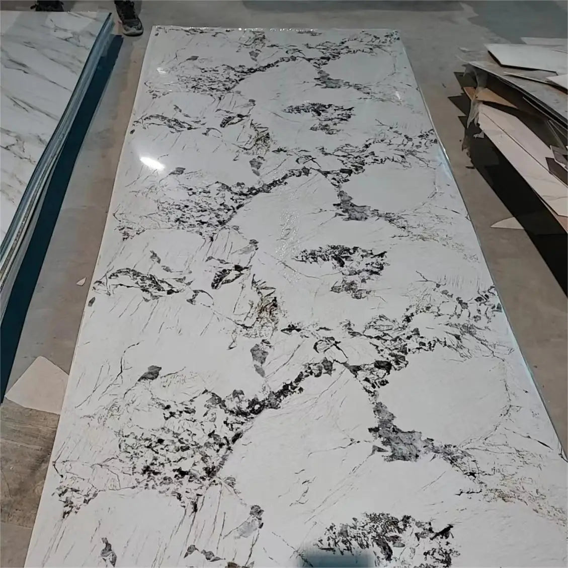 Building Materials 1220 X 2400 Marble Floor Ceramic Tiles Porcelain Flooring Kitchen Wall Tiles