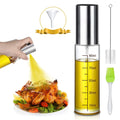 Stainless Steel Bottle Spritzer Dispenser Olive Salad BBQ Kitchen Pump for Vinegar and Oil Spray with Plastic Pump