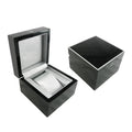 Black Piano Wood Custom Watch Box Luxury Wooden Gift Packaging with logo High Quality