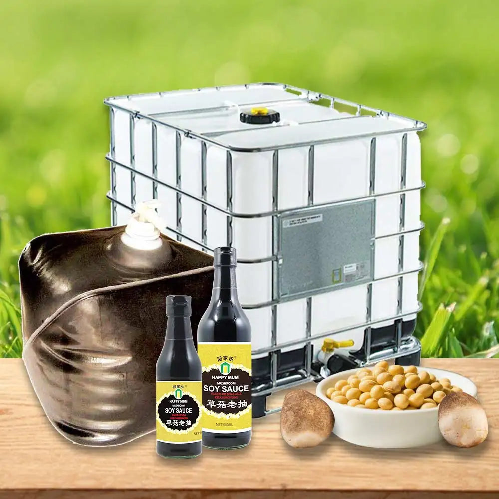OEM ODM Chinese Kikkoman Halal Non Gmo Drum Bulk Concentrated Low Soldium Salt Mushroom Gluten Free Light Soya Dark Soy Sauce