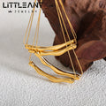 European American Women's Titanium Steel Fashion Pendant Necklace Exquisite Design with Durable Personality Style