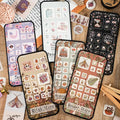 Beautiful Story Series Handbook Material Decorative Landscaping Cut Film Sticker Packs 50 Sheets Per Pack