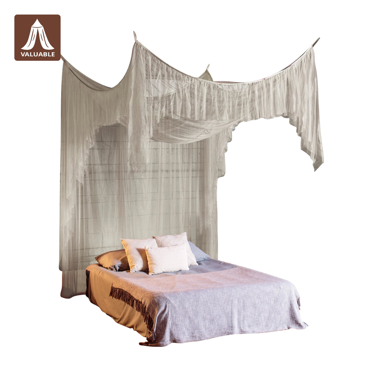 Floating Cloud Molding Suspended Mosquito Net Bedroom Bed Canopy Children's & Adult Beds Folded Feature Ambience Decor Sensation