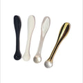 77mm Crystal Acrylic Spatula Transparent Horse Oil Cream Spatula Good Quality Transparent Plastic Cosmetic Cream Spatula