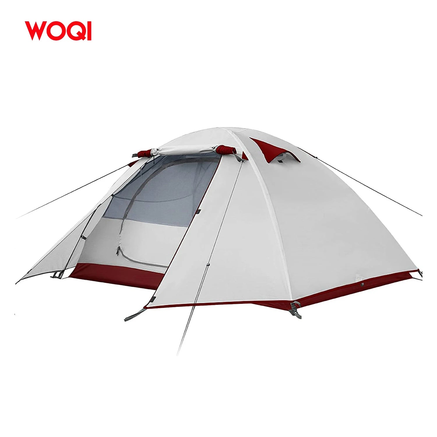 WOQI Wholesale Hot Sale Waterproof Windproof Ultralight Outdoor Nature Hike 2-3 Person Beach Camping Tent Glamping
