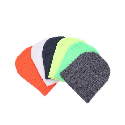 Wholesale Winter Cheap Knitted Acrylic Beanie Hat