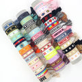 Ethnic Style Customized LOGO Embroidery Craftsmanship Colorful Webbing Tassel Bracelet