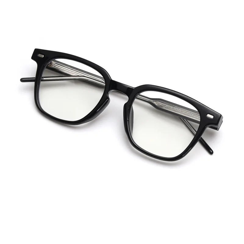 Eyeglasses Frames for Men 2022 New TR90 Square Full Myopia Optical Clear Lens Fashion Women Prescription Glasses Frame
