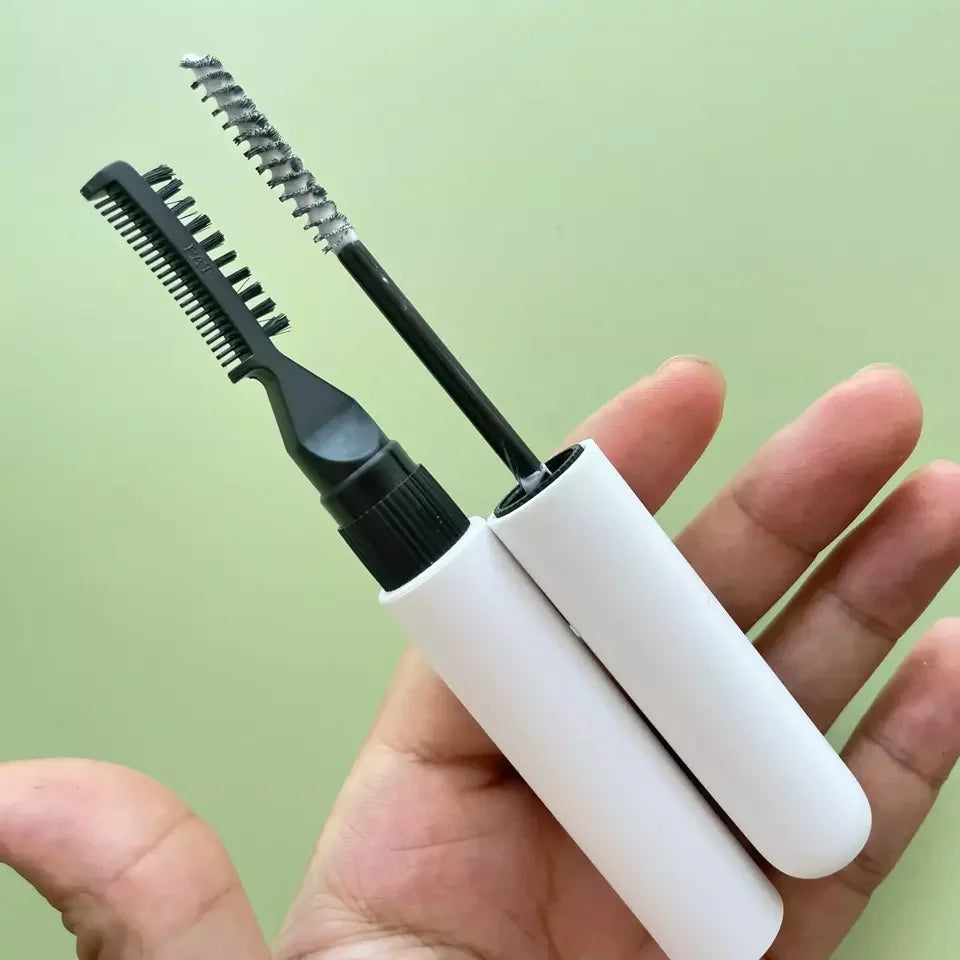 Double Head Waterproof Eye Brow Styling Sculpting Lamination Gel Pen With Brush Private Label Setting Freeze Clear Eyebrow Gel