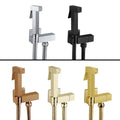 Hot Selling Modern Brass Bidet Sprayer Set with Wall-Mounted Vertical Spray Shower Head Holder Bathroom Faucet Accessories