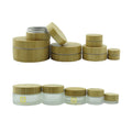 5g 10g 15g 20g 30g 50g 100g 150g 200g Bamboo Aluminum Cosmetic Jars Face Cream Container with Bamboo Wood Lid F888