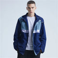Manufacturer's Men's Windproof Varsity Jacket Retro Style Plus Size Oversized Polyester-Streetwear Zipper Plaid Work Leisure