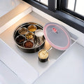 Stainless Steel Good Quality Spice Jar Set Sugar Jar Spices Containers with Spoon Luxury Seasoning Storage Box Jar Set