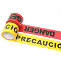 Caution Barrier Tape Custom Yellow OSHA Compliant PE 4 Mil Thick 3 in Wide PAC KING PK-PE21