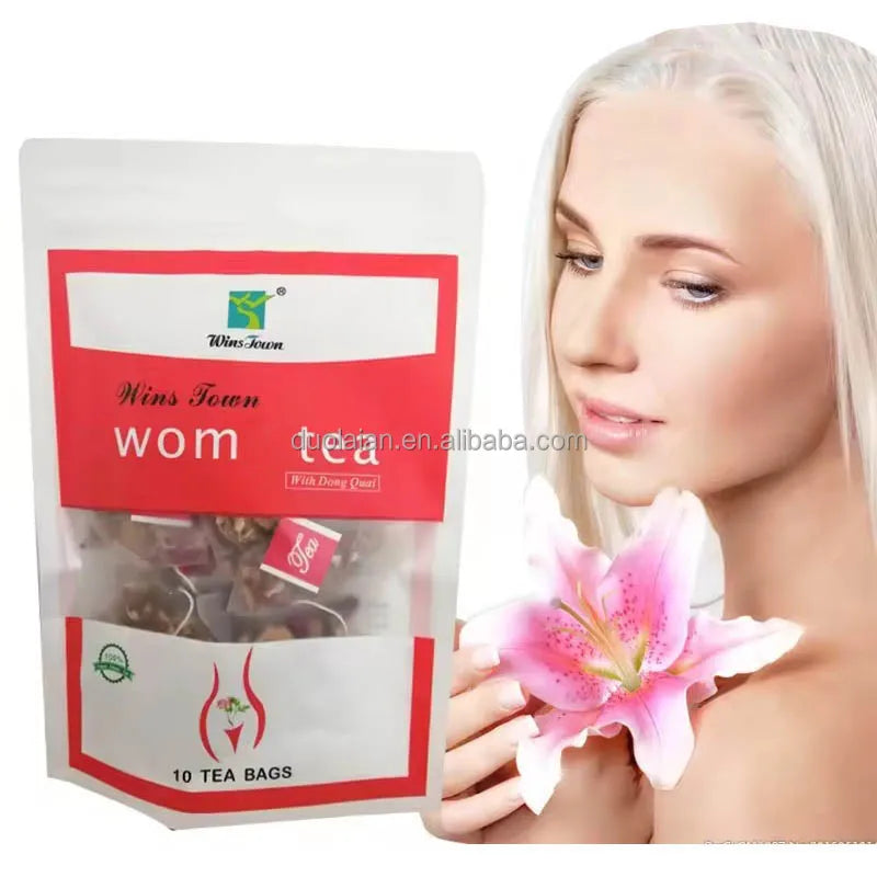 Winstown Organic Warm Tea Regulating Hormones Detoxifying Replenishing Qi Blood Female Fertility Booster for Health Tea