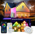 2024 Christmas Pixel LED Lights IP67 Decorative Lamp for House Eaves RGBW Color Emitting Point Lights for House Decorative