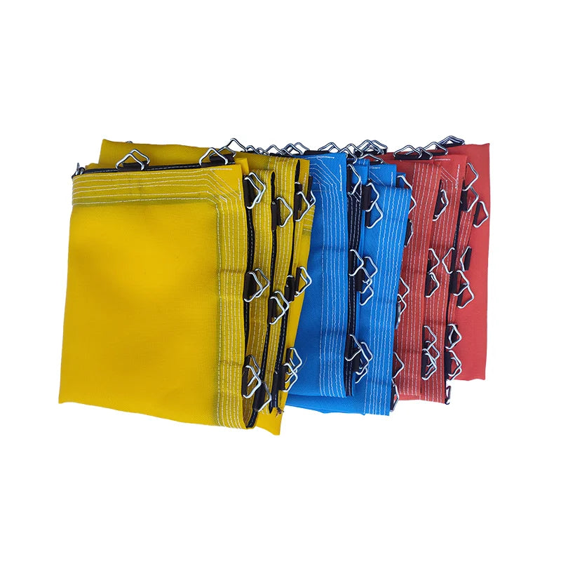 Professional Colorful Indoor Rectangular Trampoline Mat Jumping Canvas Mesh Bungee for Jumping Canvas Mesh Bungee