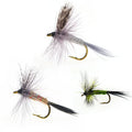 Blue Wing Olive Dry Fly BWO Mayfly Barbed Fly Dark Hennie Light Hennie Rainbow  Brook  Brown Trout  Fishing Flies