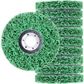 PEXMIENTAS Green Color 115mm Abrasive Tools Silicon Paint and Oxidation  Rust Removal Cleaning Poly Strip Disc Grinding Wheel