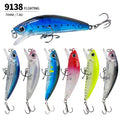 7cm 7.8g 3D Minnow Fishing Lures Floating Wobblers Bass Artificial Hard Baits Inshore Crankbait Pesca Trout Fishing Tackle
