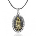 Trend Fashion Stainless Steel Medal Pendant Jewelry Catholic Religious San Benito Pendant Chain Necklace